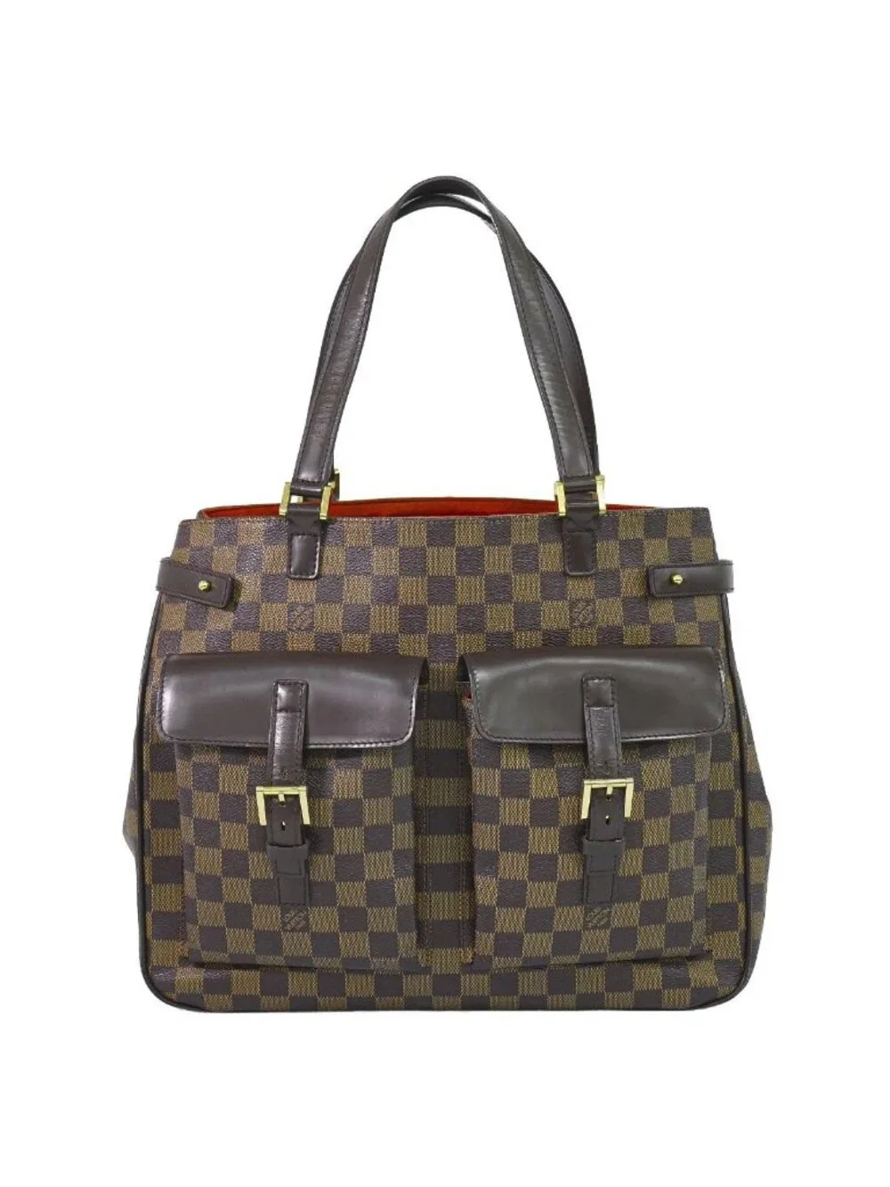 Louis Vuitton LV Uzes Damier Ebene Tote Brown